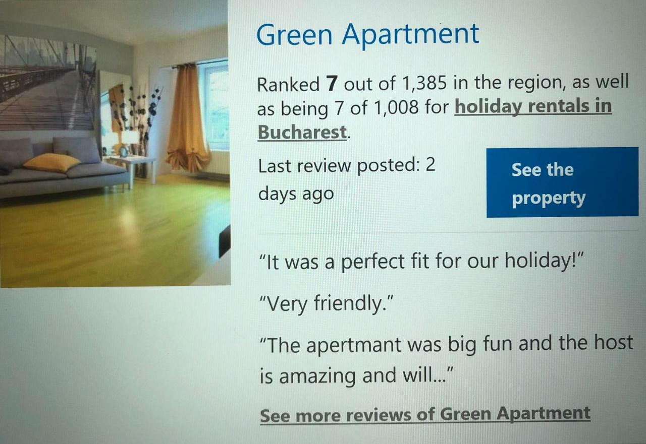 Green Apartment 59 Bucarest Extérieur photo