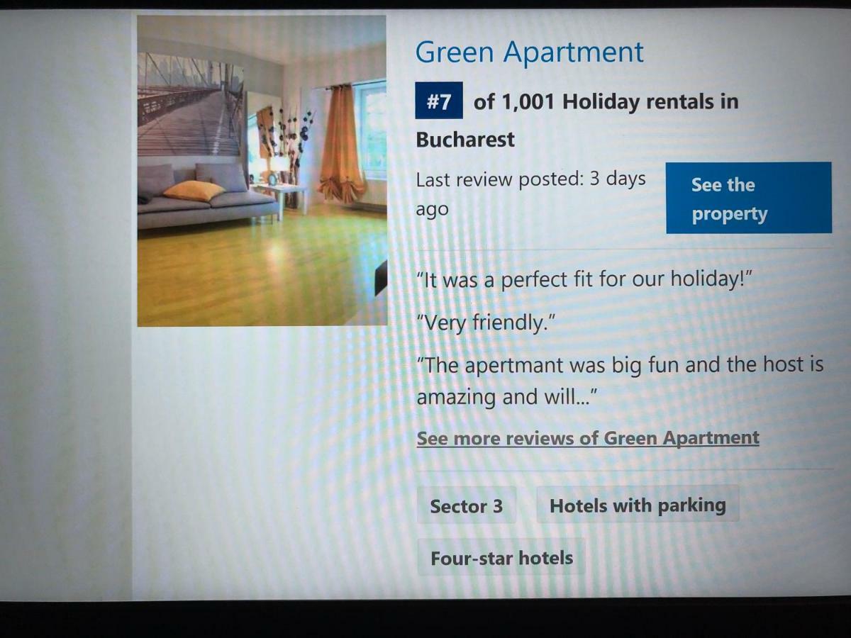 Green Apartment 59 Bucarest Extérieur photo